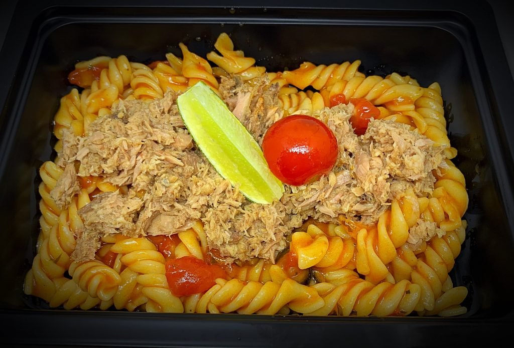 Tonhalas-paradicsomos fusilli